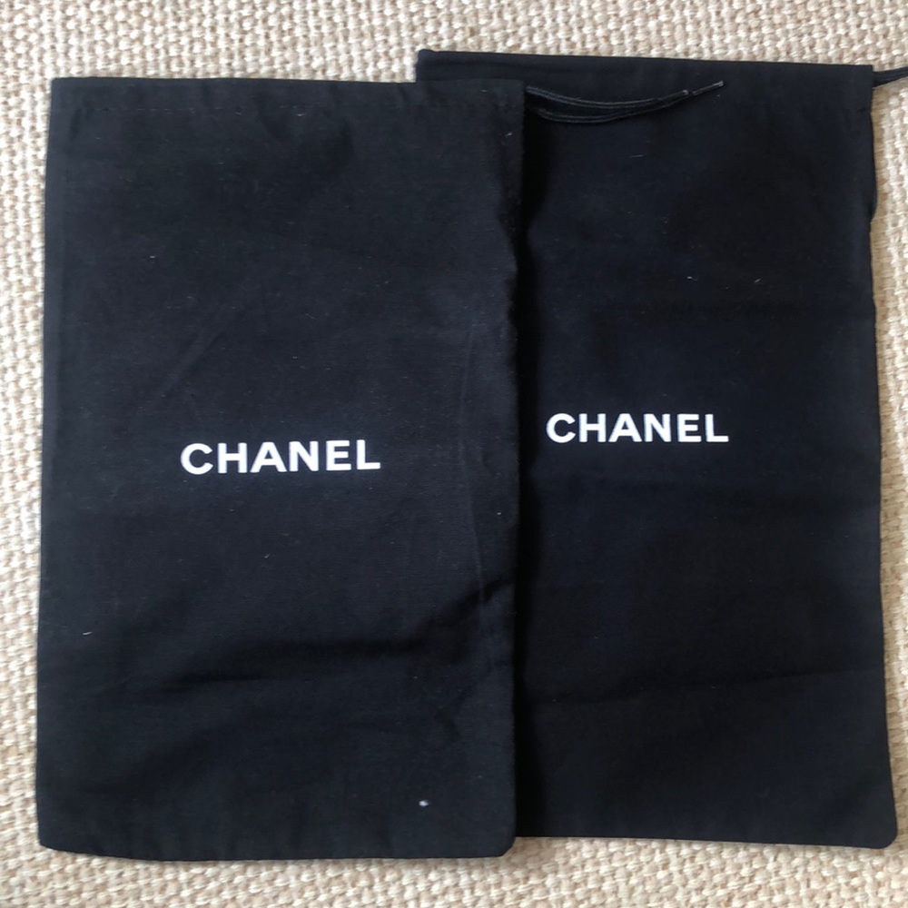 Two Chanel dust bags